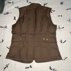Gorpcore Eddie Bauer Down Quilted Puffer Vest Brown Size Medium